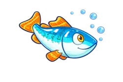 Fishin Frenzy kleiner Fisch Symbol Gewinn