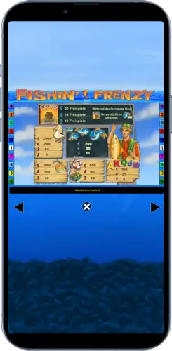 Fishin Frenzy App Auszahlungstabelle und Spielregeln